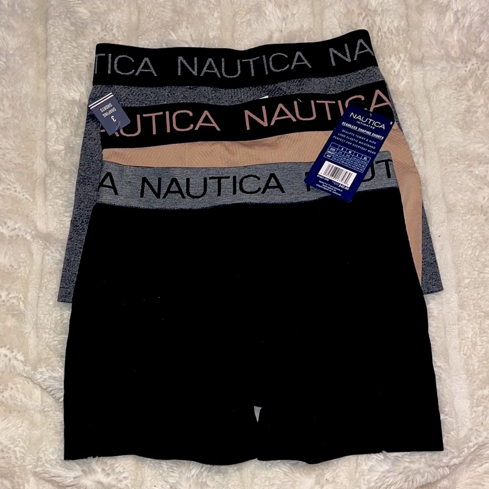 Náutica Seamless Shaping Shorts (3 pack) Size Small